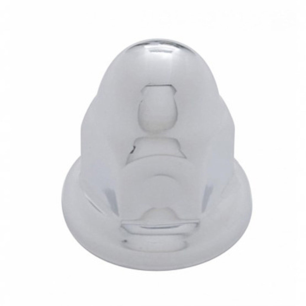 United Pacific - 33mm x 2" Chrome Steel Nipple Nut Cover With Flange (10 Pack)
