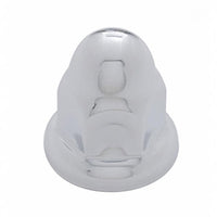 United Pacific - 33mm x 2" Chrome Steel Nipple Nut Cover With Flange (10 Pack)