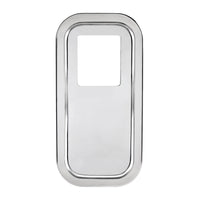 United Pacific - Peterbilt Stainless Steel Shift Plate Cover - Extended Hood