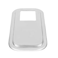 United Pacific - Peterbilt Stainless Steel Shift Plate Cover - Extended Hood