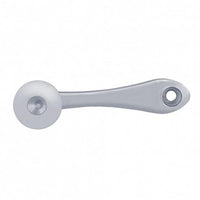 United Pacific - Chrome Die-Cast Window Crank With 16-Spline 7/16 OD Adapter - Indented