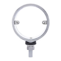 United Pacific - Chrome Die Cast 3" Single or Double Face Light Housing Only for LED