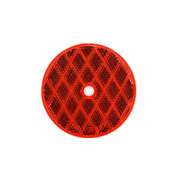 United Pacific - 3-3/16" Round Center Bolt Reflector (Amber or Red) - 10 pack
