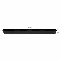 United Pacific - Black 12" LED Light Bar Housing
