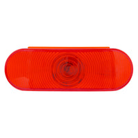 United Pacific - 6" Oval Light Kit (Stop, Turn & Tail) - Red Lens