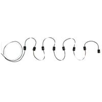 8 Count 2-Prong Male Bullet Plugs 16G Wire Harness - 7" Lead Between Plugs