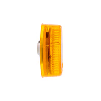 United Pacific - 3 LED 2" Round Low Profile Light (Clearance/Marker) - Amber LED & Amber Lens