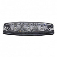 United Pacific - 3 High Power LED Super Thin Warning Light (Amber LED)
