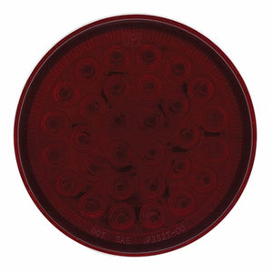 30 LED 4" Round Stop, Turn & Tail Light or Full Light Kit - Red LED (Red Lens)