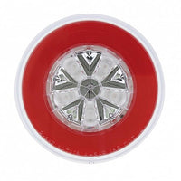 18 LED 4" Round Stop, Turn & Tail GloLight - Red LED (Red Lens) Light or Full Kit