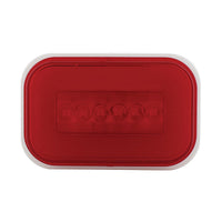 14 LED Rectangular Stop, Turn & Tail GloLight - Red LED (Red Lens) Light Only or Full Light Kit