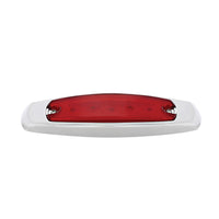 16 LED Rectangular Clearance/Marker GloLight with or without Bezel - Amber or Red LEDs (Amber or Red Lens)