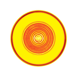 9 LED 2-1/2" Round Clearance/Marker GloLight - Amber or Red LED (Amber or Red Lens) Light Only or Full Light Kit