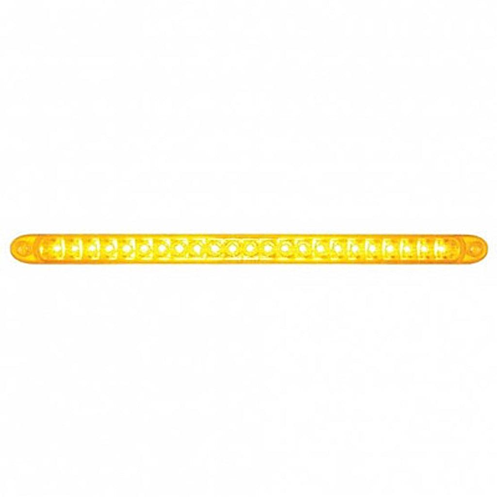 23 SMD LED 17-1/4" Reflector Turn Signal Light Bar Only - Amber or Red LEDs (Amber, Red or Clear Lens)