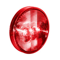 United Pacific - 3 LED 4" Round Turn Signal Light - Amber or Red LEDs (Amber or Red Lens)