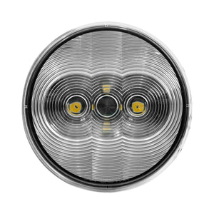United Pacific - 6 LED 4" Round Back-Up Light - White LED (Clear Lens)