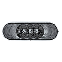 United Pacific - 6 LED 6" Oval Back-Up Light - White LED (Clear Lens)