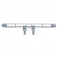 United Pacific - 9" or 12" Double Face Pedestal Light Bar Housing Only