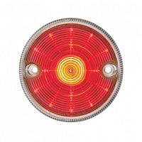 15 LED 3" Series 2 Light For Double Face Light Housing - Red LEDs (Clear Lens)