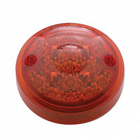 15 LED 3" Single Function Reflector Single Face Light Only - Amber or Red LEDs (Amber, Red or Clear Lens)