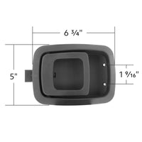 Black Plastic Interior Daylight Door Handle For 2002-2006 Kenworth W900/T800/T600/T300/C500
