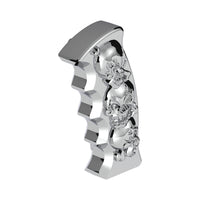 United Pacific - Thread-On Skulls Pistol Grip Gearshift Knob (Chrome, Red or Blue)