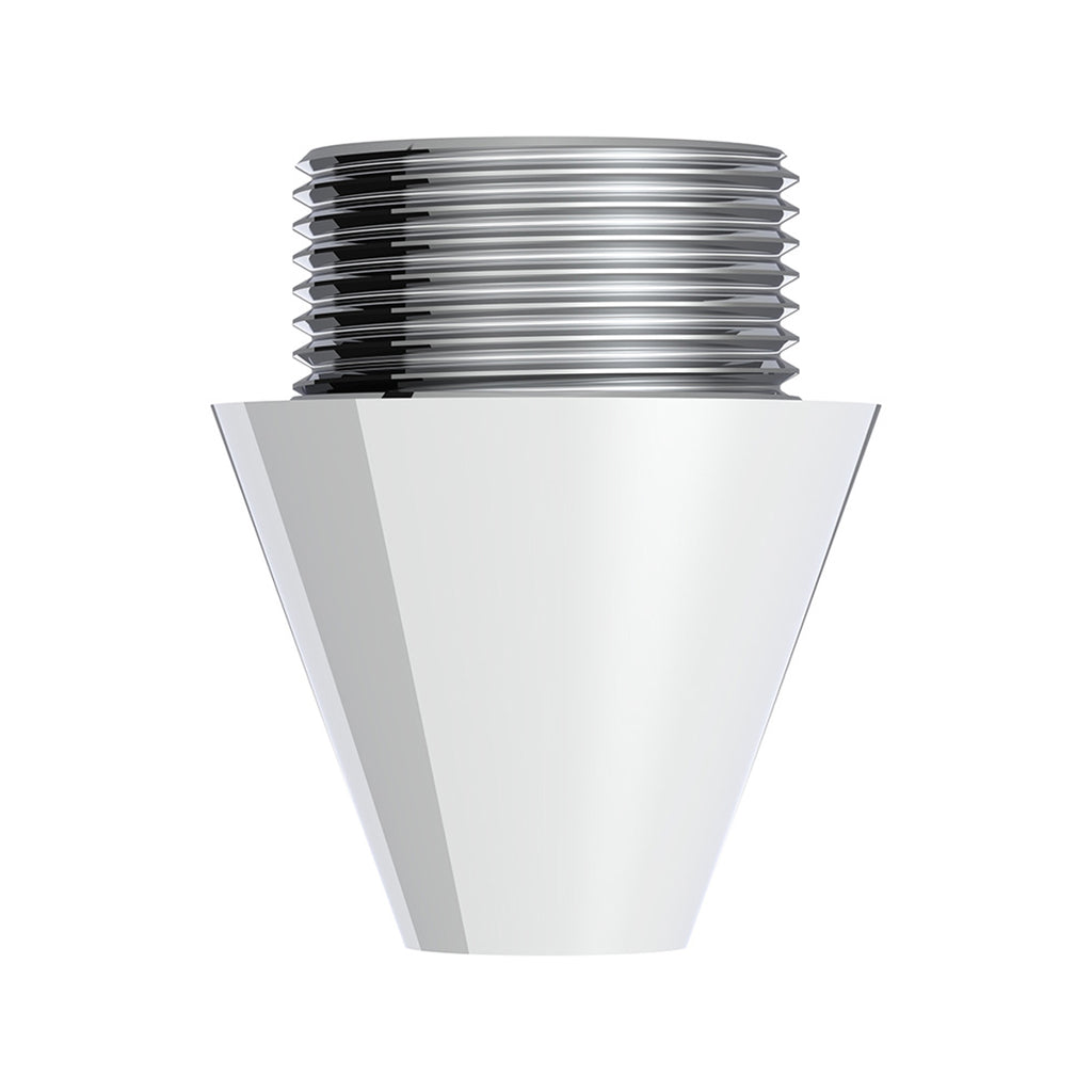 United Pacific - Chrome Aluminum M30X3.5 Male To 3/8"-16 Female Beer Tap Adapter