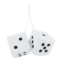 United Pacific - 3" X 3" Classic Fuzzy Dice (Various Colors)