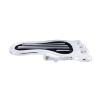 United Pacific - Chrome Barefoot Shape Dimmer Switch Cover