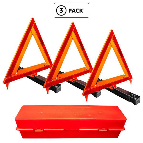 United Pacific - Emergency Warning Triangle Kit (3-Pack