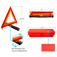 United Pacific - Emergency Warning Triangle Kit (3-Pack)