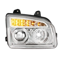 11 LED Headlight For 2015-2024 Kenworth T880 - Chrome or BlackOut Inner Housing (Driver or Passenger Side)