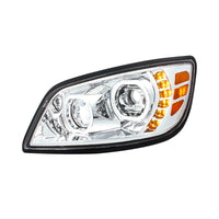 High Power 10 LED Headlight For 2005-2021 Hino 238/258/268/338 - Chrome or Black Housing (Driver or Passenger Side)
