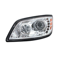 High Power 10 LED Headlight For 2005-2021 Hino 238/258/268/338 - Chrome or Black Housing (Driver or Passenger Side)
