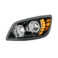 High Power 10 LED Headlight For 2005-2021 Hino 238/258/268/338 - Chrome or Black Housing (Driver or Passenger Side)