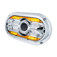 Full LED Projector One-Piece Style Chrome or Blackout Headlight For Dual 5-3/4" Headlight Housing