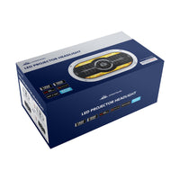 Full LED Projector One-Piece Style Chrome or Blackout Headlight For Dual 5-3/4" Headlight Housing