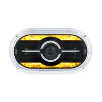 Full LED Projector One-Piece Style Chrome or Blackout Headlight For Dual 5-3/4" Headlight Housing