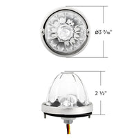 Double Fury 4 LED Glass Watermelon Light Kit - Clear Lens (Various Colors)