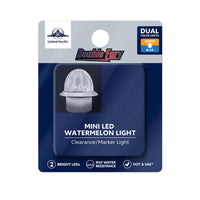 Double Fury 4 LED Dual Function Mini Watermelon Light (Various Colors)