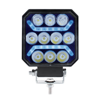 10 LED High Power LED Work Light With "U" Light Guide (Various Colors)