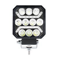 10 LED High Power LED Work Light With "U" Light Guide (Various Colors)