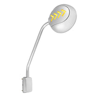 Chrome Hood Mirror Assembly With Sequential LED Turn Signal For 2013-2021 KW T680 & 2012-2021 PB 579 (Driver or Passenger Side)