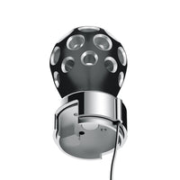 Thread-On Matte Black Phoenix Style Ball Gearshift Knob With LED 13/15/18 Speed Adapter (Various Colors)