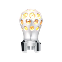 Thread-On Anodized Phoenix Style Ball Gearshift Knob With LED 13/15/18 Speed Adapter (Various Colors)