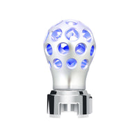 Thread-On Anodized Phoenix Style Ball Gearshift Knob With LED 13/15/18 Speed Adapter (Various Colors)