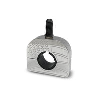 Billet Aluminum Steering Wheel Spinner Clamp (Plain, American Flag, Dual Pistols)
