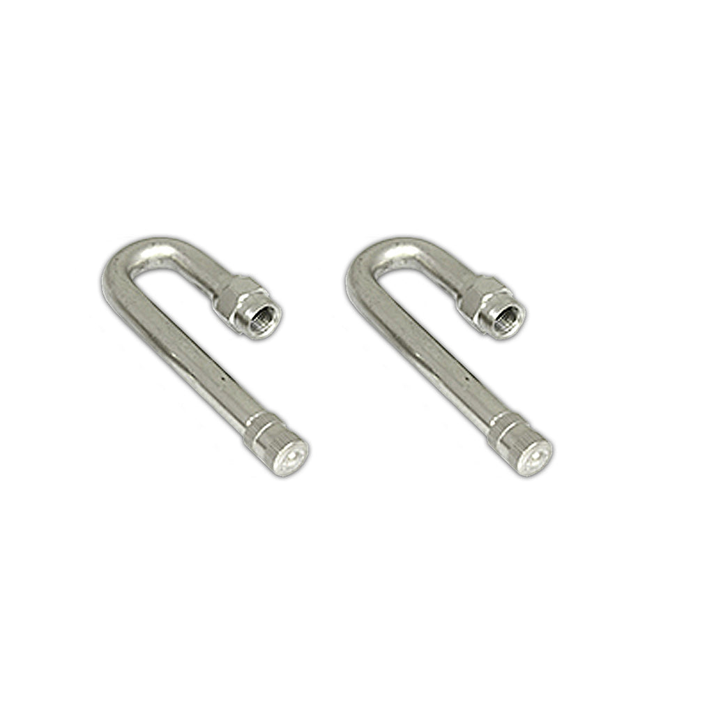 180° Nickel-Plated Brass Air Valve Extensions (2 or 4 Pack)