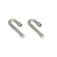 180° Nickel-Plated Brass Air Valve Extensions (2 or 4 Pack)