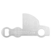 Brushed 304 Stainless Steel Bottle Opener (Semi Truck, Auto-Semi Truck, Fire Truck)